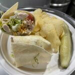 Pickle Brine Chicken Wrap